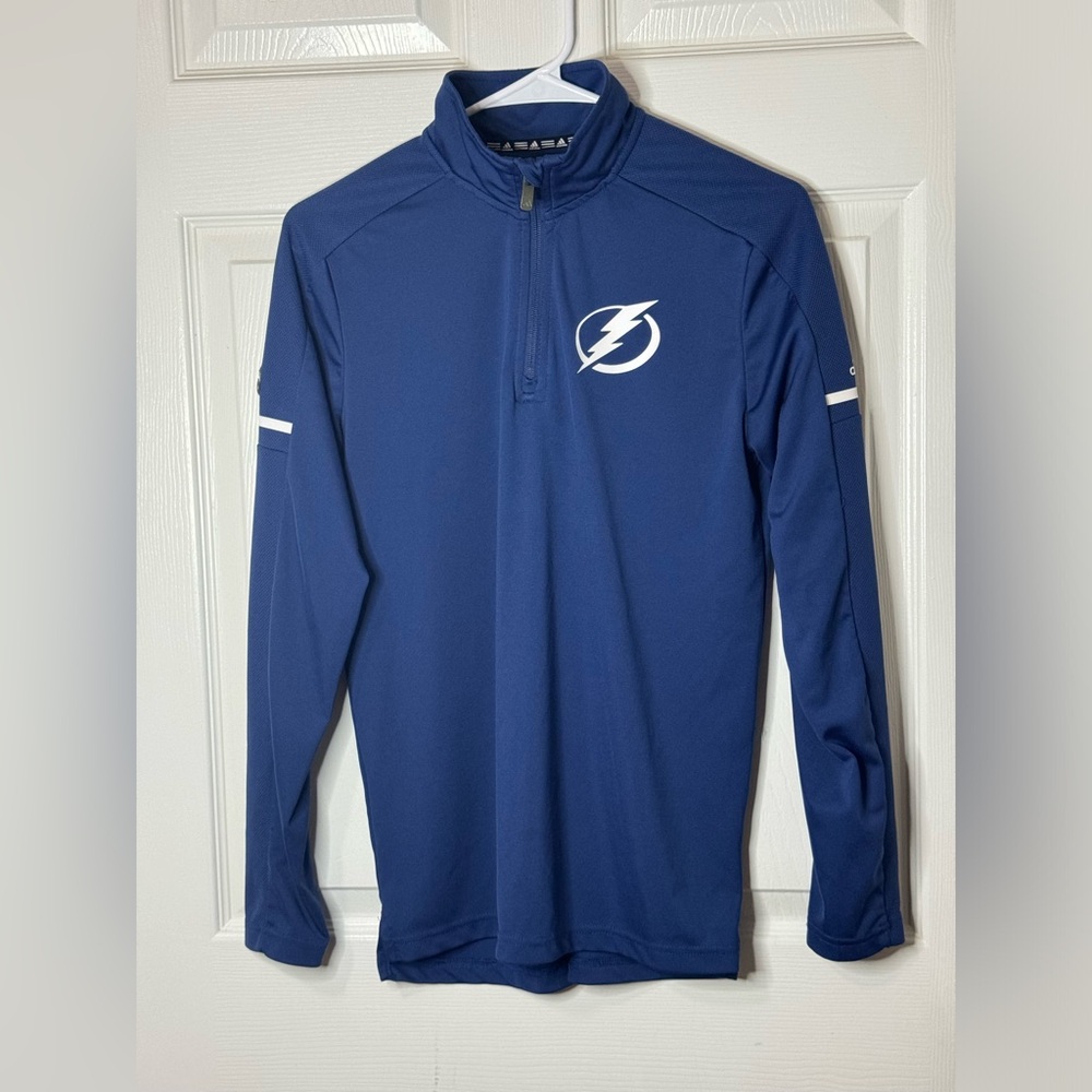 ADIDAS Tampa Bay Lightning Authentic Pro Quarter-Zip Pullover